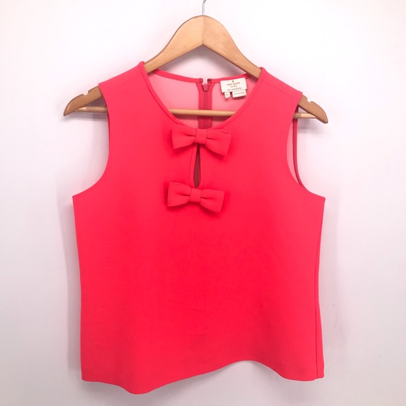 kate spade Tops - Kate Spade Sleeveless Bow Sleeveless Top